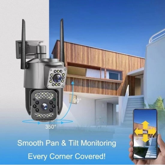 1080P WIFI LAN 300W IP Камера 3.0MP 3.6mm Външна/Вътрешна охранителна камера