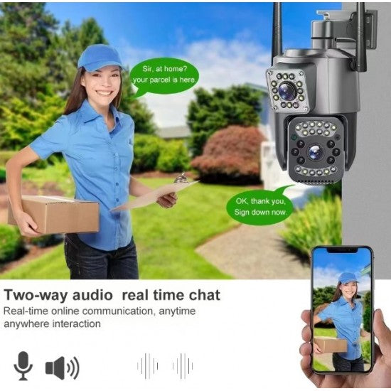 1080P WIFI LAN 300W IP Камера 3.0MP 3.6mm Външна/Вътрешна охранителна камера